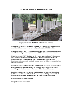 A preview of a PDF biography for Grant, William George